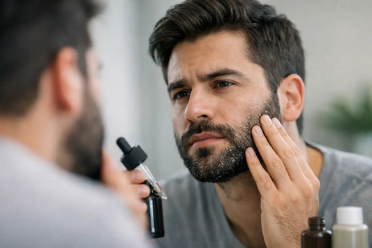 ¿Minoxidil en barba deja reseca la piel?