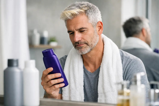 Qué shampoo usar para canas amarillas en hombres