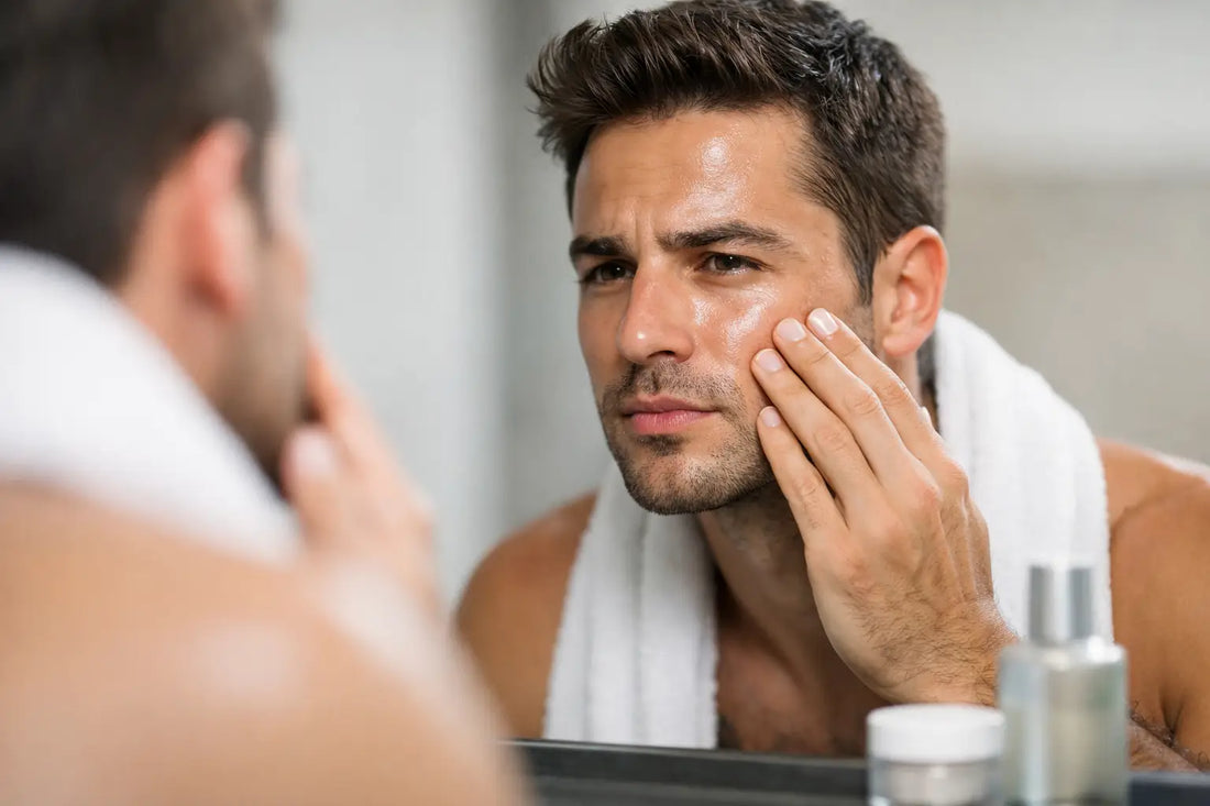 Cómo quitar brillo cara hombres sin complicarte