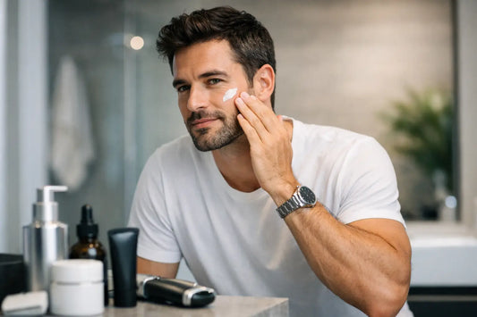 Rutina skincare hombre con poco tiempo