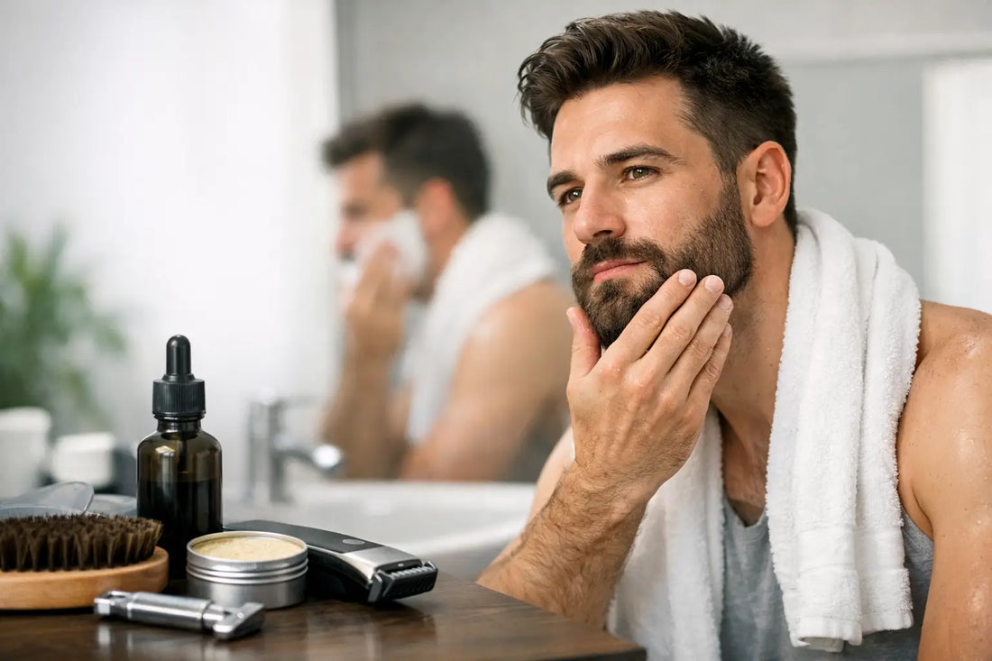 Guía rutina barba completa paso a paso