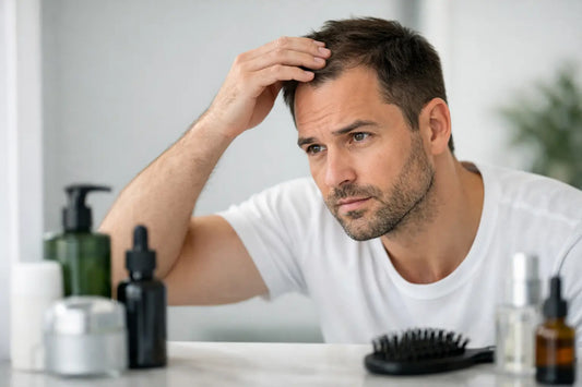Rutina anticaída de cabello para hombre de 30+