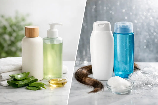 Shampoo anticaída sin sulfatos vs con sulfatos