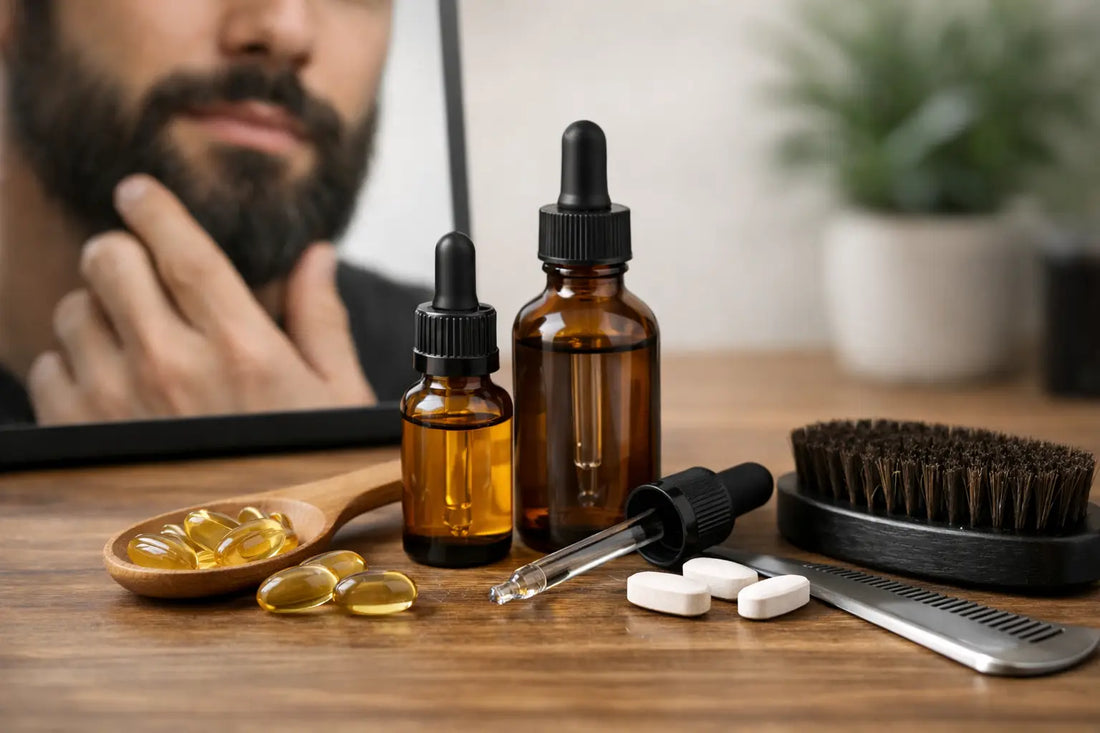 Review aceite de barba: minoxidil y biotina para engrosar