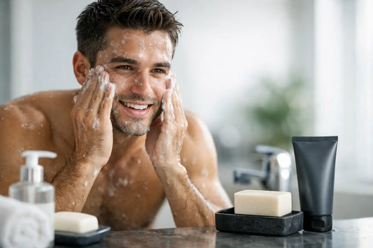 Mejor jabón facial para piel grasa en hombres