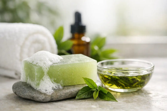 Jabón facial té verde para poros: ¿sí funciona?