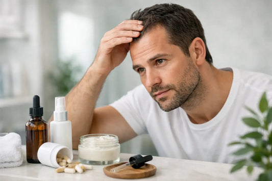 Top ingredientes anticaída para hombres que sí sirven