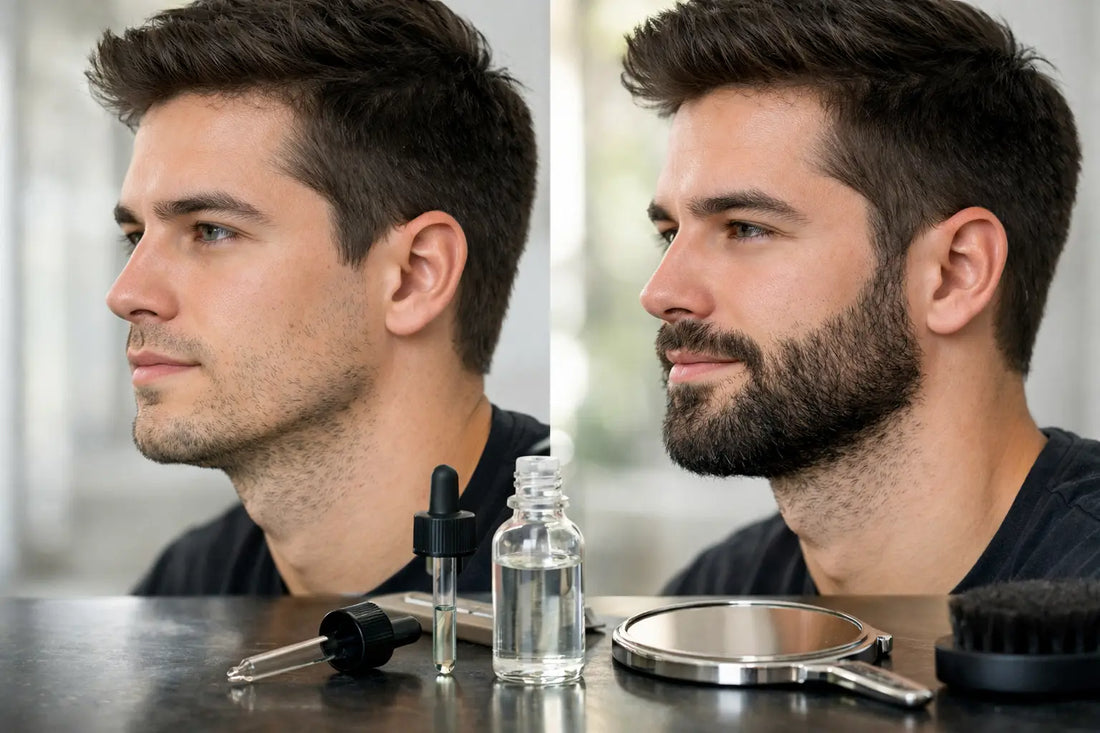 Caso real: barba con minoxidil en 12 semanas
