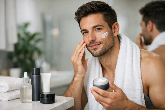 Guía skincare masculino para piel mixta