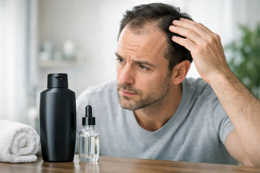Shampoo anticaída para entradas marcadas