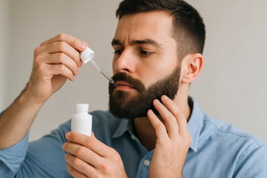 Minoxidil en barba: cómo usarlo bien