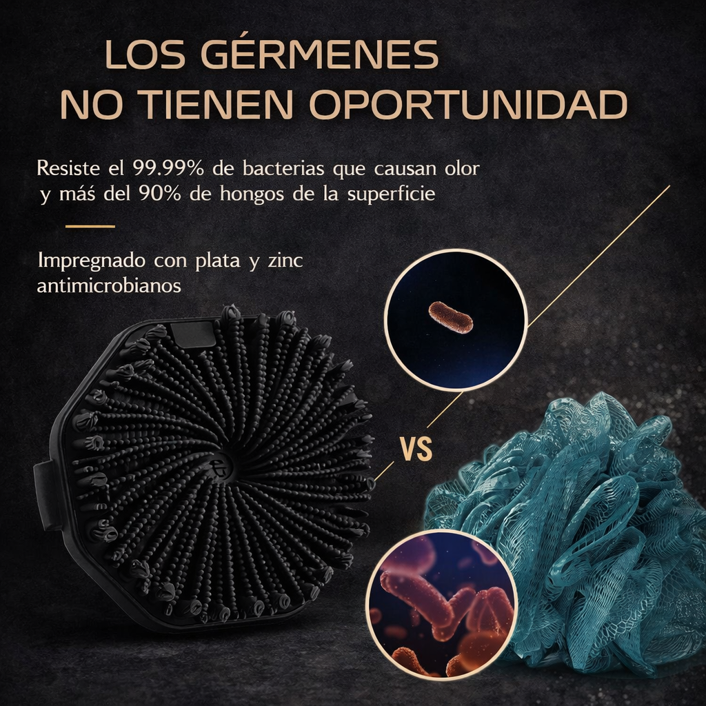 ACTIVADOR DE FOLICULOS - EXFOLIANTE PREMIUM DE SILICONA SUAVE E HIGIÉNICO - CABELLO Y CUERPO