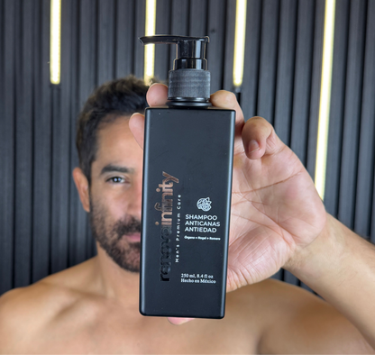 SHAMPOO ANTICANAS/ANTIEDAD CABELLO Y BARBA DE ÓRGANO + NOGAL + ROMERO | 250ML