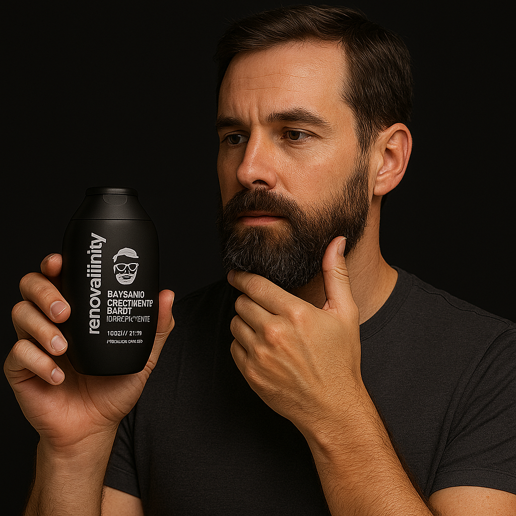 BÁLSAMO PARA CRECIMIENTO DE BARBA ULTRAPOTENTE | MINOXIDIL 20% + BIOTINA + BERGAMOTA + CÉLULAS MADRES + INGREDIENTES PREMIUM | 100ml