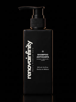 SHAMPOO ANTICASPA - CLIMBAZOL + VITAMINA B5 + LECITINA - 250ML