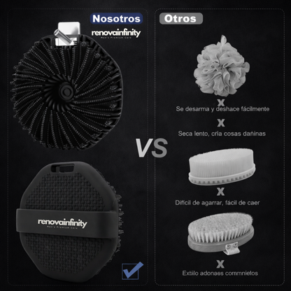 ACTIVADOR DE FOLICULOS - EXFOLIANTE PREMIUM DE SILICONA SUAVE E HIGIÉNICO - CABELLO Y CUERPO