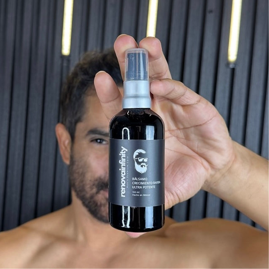 CREMA PARA CRECIMIENTO DE BARBA ULTRAPOTENTE | MINOXIDIL 20% + BIOTINA + BERGAMOTA + VITAMINAS Y MINERALES + INGREDIENTES PREMIUM | 100ml