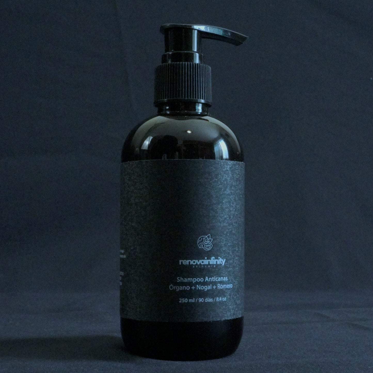 SHAMPOO ANTICANAS/ANTIEDAD CABELLO Y BARBA DE ÓRGANO + NOGAL + ROMERO | 250ML
