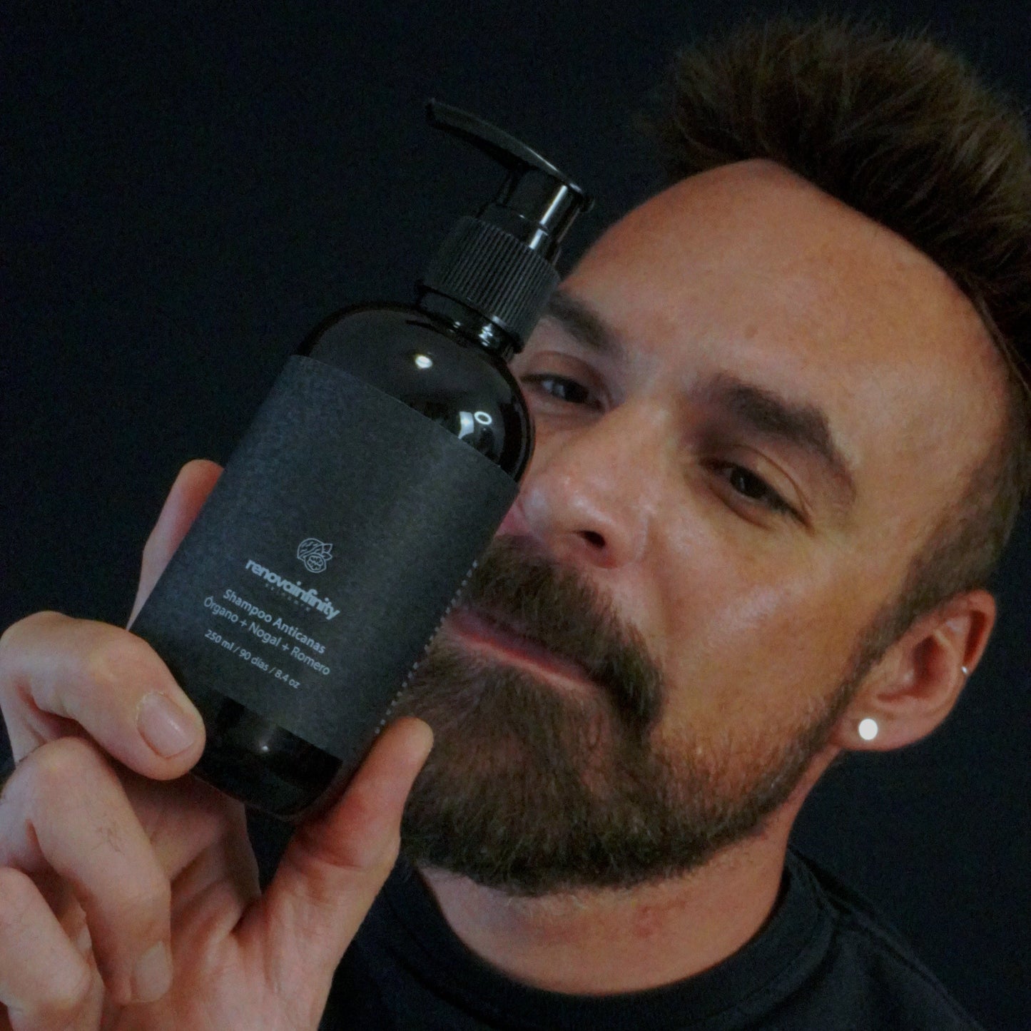 SHAMPOO ANTICANAS/ANTIEDAD CABELLO Y BARBA DE ÓRGANO + NOGAL + ROMERO | 250ML