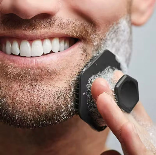 EXFOLIANTE DE ROSTRO MASCULINO DE SILICONA SUAVE E HIGIÉNICO