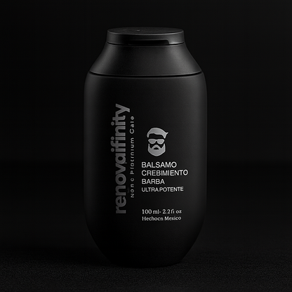BÁLSAMO PARA CRECIMIENTO DE BARBA ULTRAPOTENTE | MINOXIDIL 20% + BIOTINA + BERGAMOTA + CÉLULAS MADRES + INGREDIENTES PREMIUM | 100ml