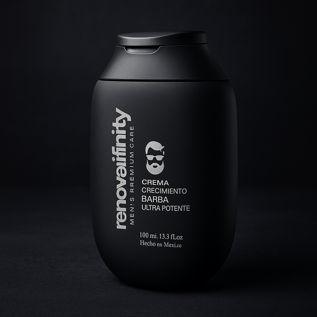 BÁLSAMO PARA CRECIMIENTO DE BARBA ULTRAPOTENTE | MINOXIDIL 20% + BIOTINA + BERGAMOTA + CÉLULAS MADRES + INGREDIENTES PREMIUM | 100ml